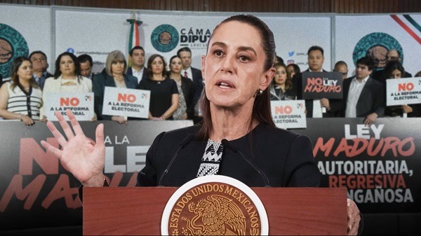 Reforma Electoral La reforma electoral de Claudia Sheinbaum fue aprobada en comisiones de la Cámara de Diputados, pero con el voto en contra de PT y el Verde, partidos aliados de Morena.