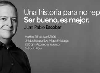 Juan Pablo Escobar llegará a Cosoleacaque con un mensaje de paz este 28 de abril Sebastián Marroquín es arquitecto, diseñador industrial y escritor colombiano, reconocido por ser hijo de Pablo Escobar. Tras el exilio, decidió cambiar su identidad y enfocar su vida en promover la reflexión, la paz y la no repetición de la violencia, convirtiéndose en un activo conferencista y crítico del legado de su padre.