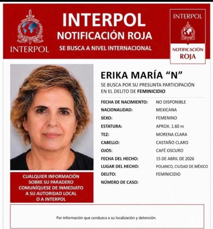 Elementos de Interpol México y autoridades de la República Bolivariana de Venezuela detuvieron en Caracas a Erika María N, mujer que asesinó a la ex reina de belleza de Baja California, Carolina Flores, el pasado 15 de abril en Polanco, Miguel Hidalgo.