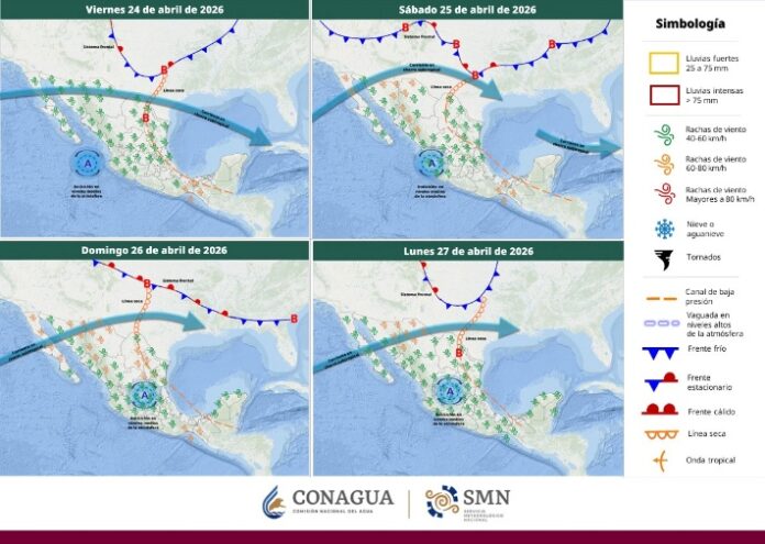 La onda de calor inició en zonas de Tamaulipas, San Luis Potosí, Querétaro, Hidalgo, Veracruz y Chiapas.
