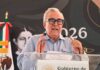 En Sinaloa, manifestantes revientan un acto de Rubén Rocha al que acudió el embajador de EU Pueblos indígenas Mayo y Yoreme asistieron al evento para alzar la voz contra la construcción del completo que aseguraron afecta daña al ecosistema.