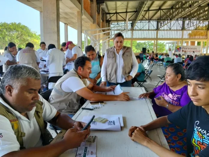 Título descriptivo de la imagen de bienestar en Veracruz Imagen de la nueva titular de Bienestar en Veracruz asumiendo cargo