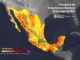 Calor extremo en México con temperaturas hasta 45 °C Mapa de calor extremo en México con temperaturas hasta 45 °C