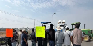 Ejidatarios bloquean accesos al AIFA; exigen resolución a límites territoriales Conflicto territorial en Tonanitla bloquea acceso al AIFA con 800 hectáreas en disputa