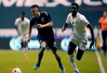 Victoria gris de México ante Ghana en un estadio Cuauhtémoc con aforo restringido por grito homofóbico Estadio Cuauhtémoc con sectores cerrados debido al grito homofóbico