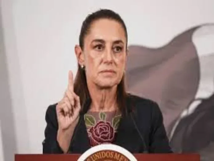 Imagen del informe nacional con Sheinbaum en Veracruz el 31 de mayo