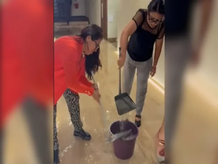 Inundación en el sótano del Congreso de la CDMX después de lluvias fuertes