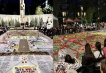 Madres buscadoras realizan velada y exigen la localización de sus hijos Madres buscadoras colocan velas y fotografías de sus hijos desaparecidos en protesta