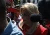 Con mitin político, asiste Maru Campos a FGR tras presencia de agentes de la CIA en Chihuahua Maru Campos acude a la FGR por el caso CIA en Chihuahua