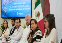 Presenta Mara Lezama ante diplomáticos estrategia de Quintana Roo rumbo al Mundial FIFA 2026 Mundial FIFA 2026 en Quintana Roo con medidas de seguridad y promoción
