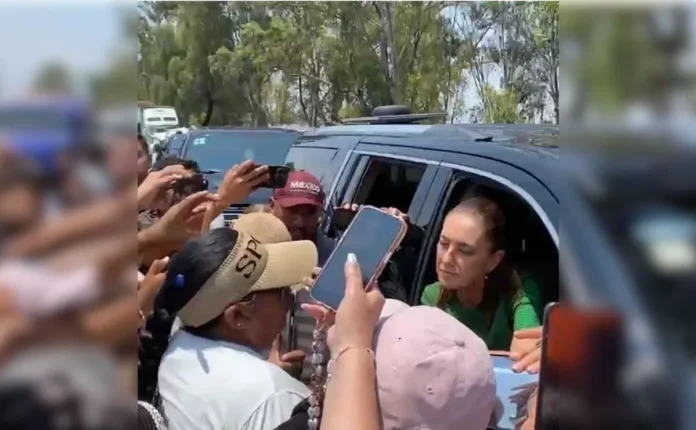 Protesta por agua en Atenco con Sheinbaum comprometida a resolver