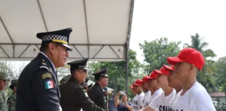 Ceremonia de culminación del Servicio Militar Nacional – Clase 2007, Primer Escalón 2026 Conscriptos del Servicio Militar Nacional en la ceremonia de culminación en Veracruz