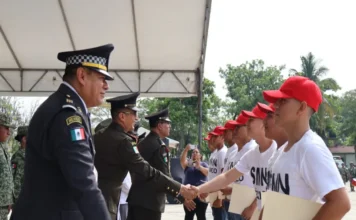 Ceremonia de culminación del Servicio Militar Nacional – Clase 2007, Primer Escalón 2026 Conscriptos del Servicio Militar Nacional en la ceremonia de culminación en Veracruz