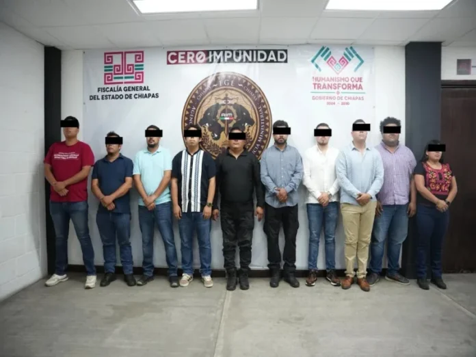 Detenciones por caso de tortura en Chiapas Imagen de detenidos por caso de tortura en Chiapas, un tema que preocupa a la sociedad