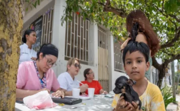 Cosoleacaque responde con responsabilidad y amor por sus mascotas Mascotas reciben Vacunación Antirrábica en Cosoleacaque