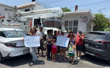 Protestas en Veracruz por apagones y variaciones de voltaje en plena ola de calor Imagen de protestas en Veracruz por apagones en Veracruz y falta de energía eléctrica