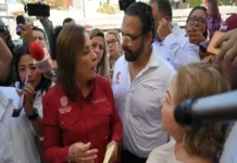 La tía Chío con sus “corcholatas” La gobernadora Rocío Nahle entrega apoyos sociales en Veracruz, condenando el uso partidista de Morena