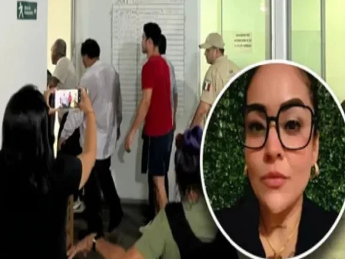 Imagen de la protesta por la desaparición de Roxana Guzmán Protesta por la desaparición de Roxana Guzmán en Veracruz