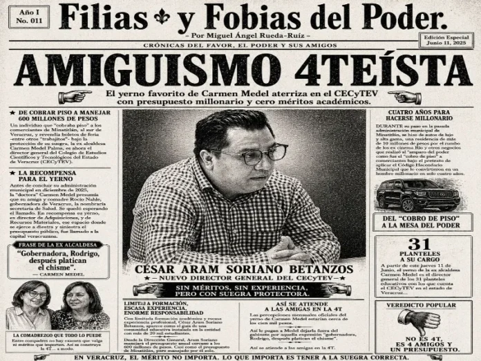César Aram Soriano, director del CECyTEV César Aram Soriano, director del CECyTEV Veracruz, con un presupuesto de 600 millones