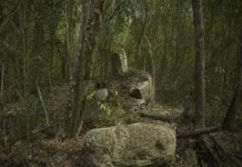 Descubren en Campeche ciudad maya de mil años de antigüedad Imagen de las ruinas de la ciudad maya de Minanbé, descubierta en Campeche