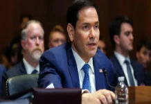 Marco Rubio anuncia el cierre de consulado estadounidense en México por bajo flujo de visas Edificio del consulado estadounidense en México antes de su cierre