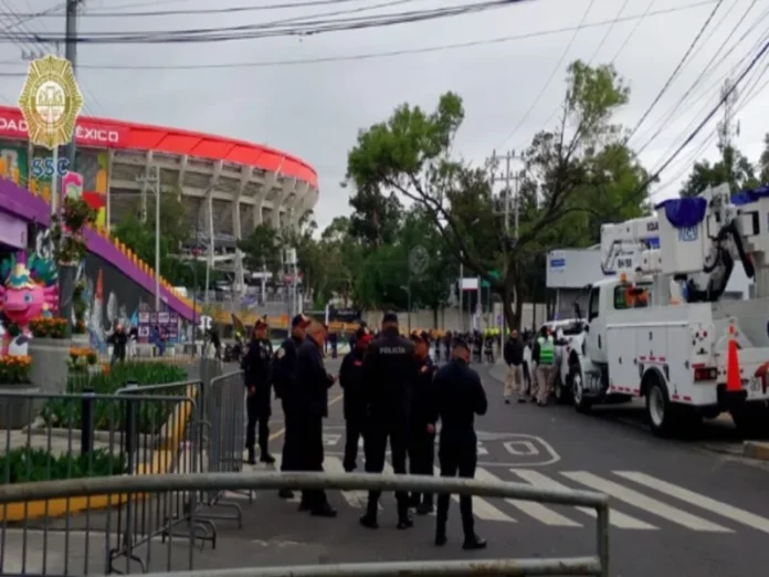 Imagen del Estadio Azteca en la Ciudad de México Estadio Azteca con cierres viales por partido de México contra Chequia