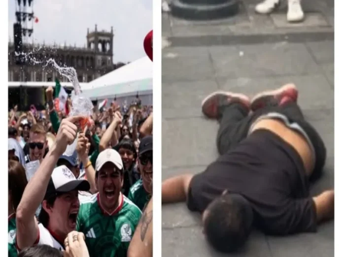 Aficionado cae de estructura en Fan Fest Zócalo durante Mundial 2026