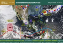Prevén lluvias muy fuertes en al menos 25 estados del país por onda tropical 13 Lluvias muy fuertes en México por onda tropical 13