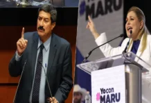 Maru Campos reacciona a arrepentimiento de Javier Corral; asegura que lleva 10 años persiguiéndola Maru Campos y Javier Corral en conflicto político y jurídico en México
