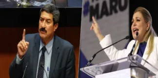 Maru Campos reacciona a arrepentimiento de Javier Corral; asegura que lleva 10 años persiguiéndola Maru Campos y Javier Corral en conflicto político y jurídico en México