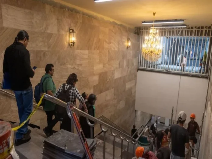 Renovación de estaciones del Metro de la Ciudad de México Obras de renovación en estaciones del Metro de la Ciudad de México para el Mundial de futbol