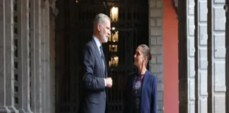Reunión de Sheinbaum con el rey Felipe VI: ponen fin a la pausa y acuerdan fortalecer la relación entre México y España La presidenta de México, Claudia Sheinbaum, se reúne con el rey Felipe VI de España para fortalecer la relación bilateral entre México y España