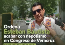 Combate frontal al nepotismo en Congreso de Veracruz: Esteban Bautista Esteban Bautista lidera el combate al nepotismo en Veracruz