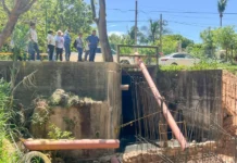 Obra pública en Cosoleacaque avanza con construcción de canales pluviales obra pública en Cosoleacaque con canales pluviales