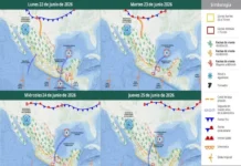 México entre dos ondas tropicales Ondas tropicales causan lluvias fuertes en México