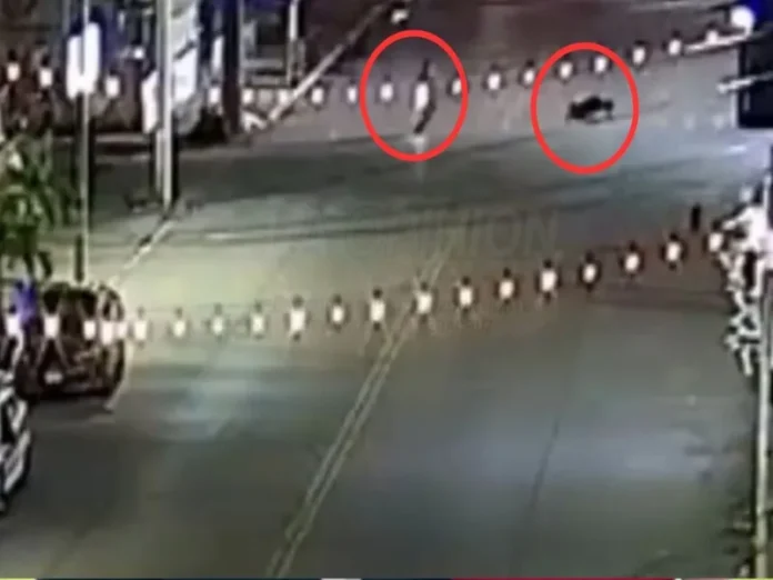 Imagen del lugar del crimen en Poza Rica periodista asesinado en Veracruz en un taxi con 18 disparos