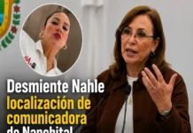 Rocío Nahle desmiente localización de periodista desaparecida en Veracruz La periodista desaparecida Roxana Guzmán Ramírez en Veracruz con la frase periodista desaparecida