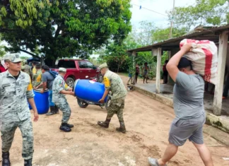 Ejército Mexicano aplica el Plan DN‑III‑E en fase de auxilio en Ciudad Isla Ejército Mexicano activa Plan DN-III-E en Ciudad Isla por lluvias intensas