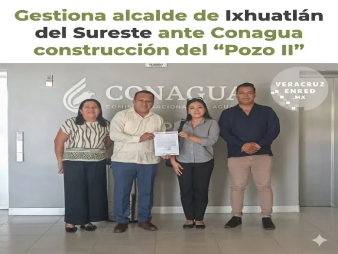 Pozo II en Ixhuatlán del Sureste para mejorar el abastecimiento de agua