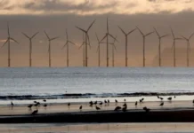 El gobierno de Reino Unido fija meta de recortar 87% emisiones de carbono para 2042 Gráfico que muestra la reducción de emisiones de carbono en el Reino Unido para 2042