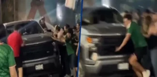 Festejo de la Selección Mexicana en Chihuahua: Hombre en estado de ebriedad atropella a aficionados Aficionados de la Selección Mexicana celebran en las calles de la CDMX