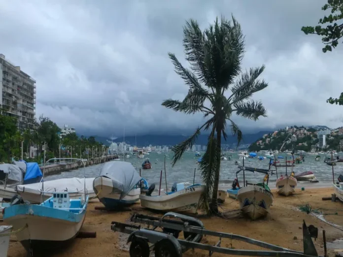 Imagen de la tormenta tropical Boris La tormenta tropical Boris se forma en el Pacífico mexicano