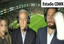 Periodistas ecuatorianos denuncian que fans mexicanos les arrojaron cerveza en el Azteca y un vaso golpeó a uno de ellos en el rostro Periodistas ecuatorianos sufren agresiones en el Azteca durante el partido México vs Ecuador
