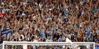 Aficionados argentinos no podrán ingresar banderas sobre las Malvinas a la semifinal ante Inglaterra Argentina vs Inglaterra en semifinales del Mundial sin banderas de Malvinas