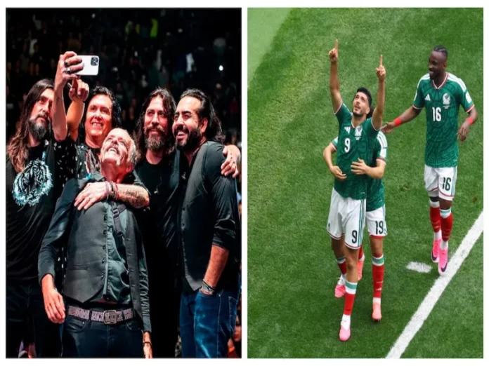 Caifanes y la afición mexicana con Aquí no es así en México vs Inglaterra