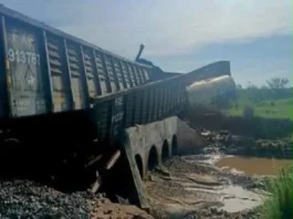 Derrame químico en Sonora después de descarrilamiento de tren cerca de Naco