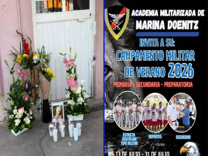 Estudiantes protestan contra las escuelas militarizadas en México