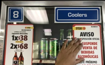 Dueños de abarrotes y empleados de tiendas lamentan la ‘ley seca’ este domingo Texto alternativo descriptivo de la ley seca en Ciudad de México