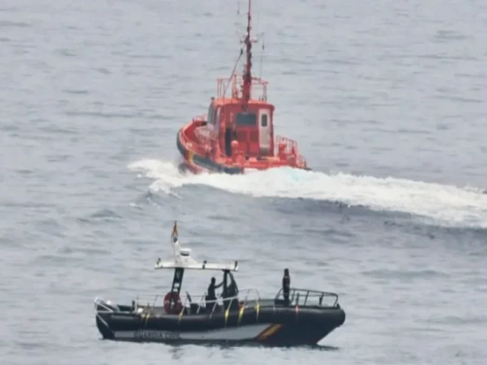 Despliegue policial en Ceuta Migrantes en Ceuta tras la muerte de personas que buscaban ingresar nadando