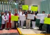 Trabajadores del IMSS Bienestar en Edomex realizan paro por retraso en pago quincenal; unos 9 mil afectados Las movilizaciones iniciaron la mañana de este lunes en las distintas regiones del estado, entre ellos Ecatepec, Axapusco, Amecameca y Chimalhuacán, en donde los trabajadores adheridos al IMSS Bienestar salieron a la calle a protestar frente a sus unidades, sin que se suspendieran los servicios prioritarios y de atención de emergencia.